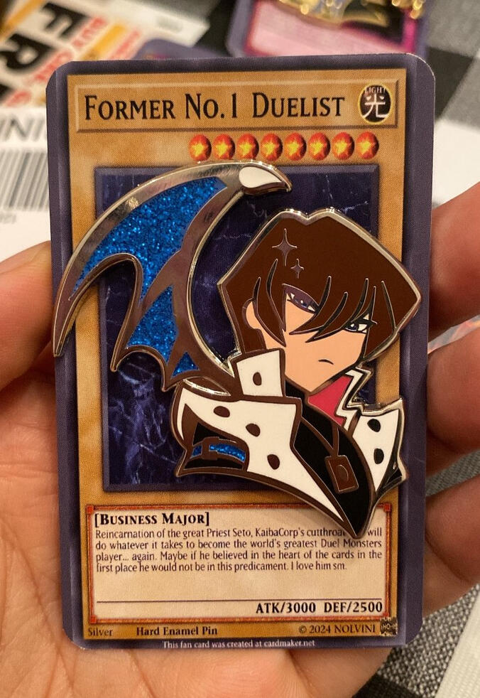 Former No.1 Duelist Pin