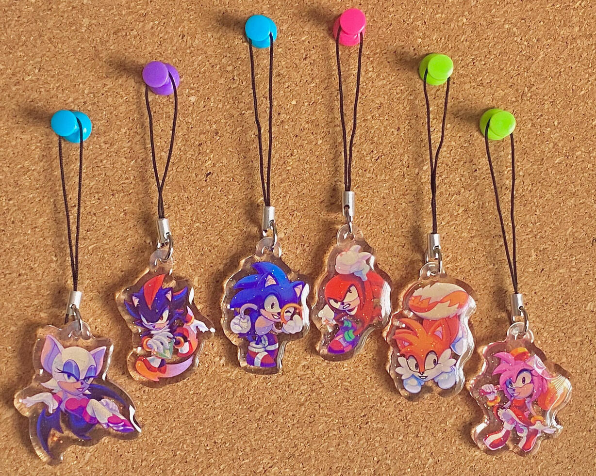 Hedgehog Phone Charms
