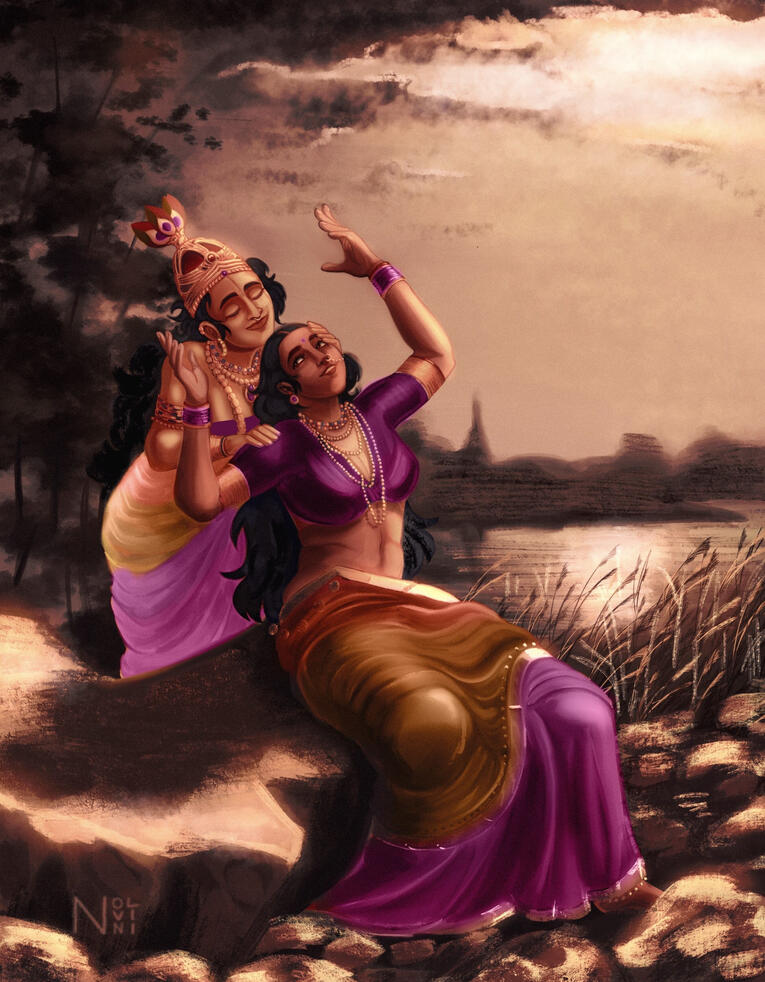Radha and Madhav